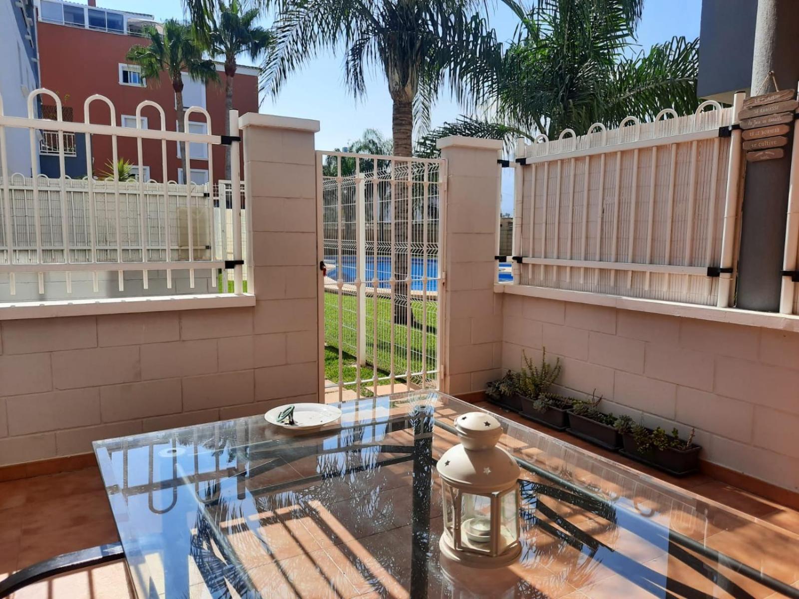 Ferienwohnung Casa Gloria Con Gran Terraza Y Acceso Directo A Piscina Dénia Exterior foto